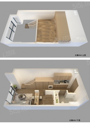 2室1厅1卫户型详情