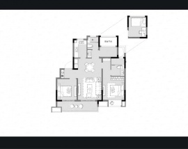 3室2厅2卫户型图
