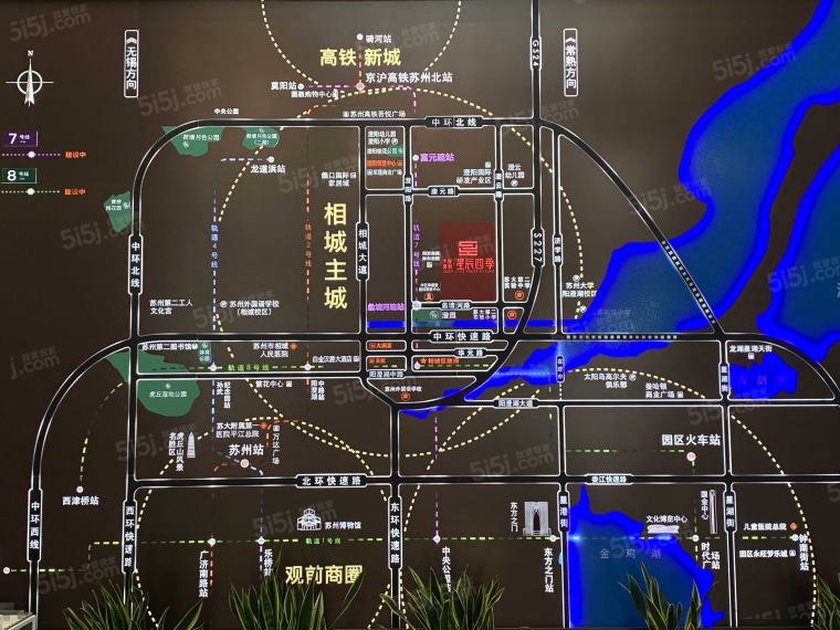 中锐星辰四季区位图