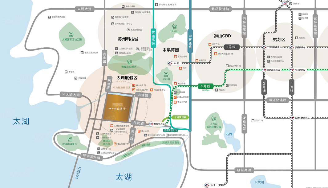 碧桂园伴山澜湾区位图