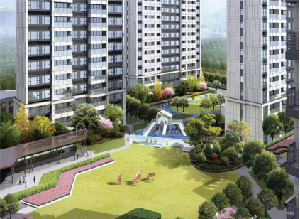 星河时代新著华庭实景图