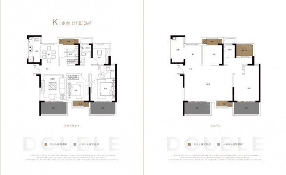 3室2厅1卫户型详情
