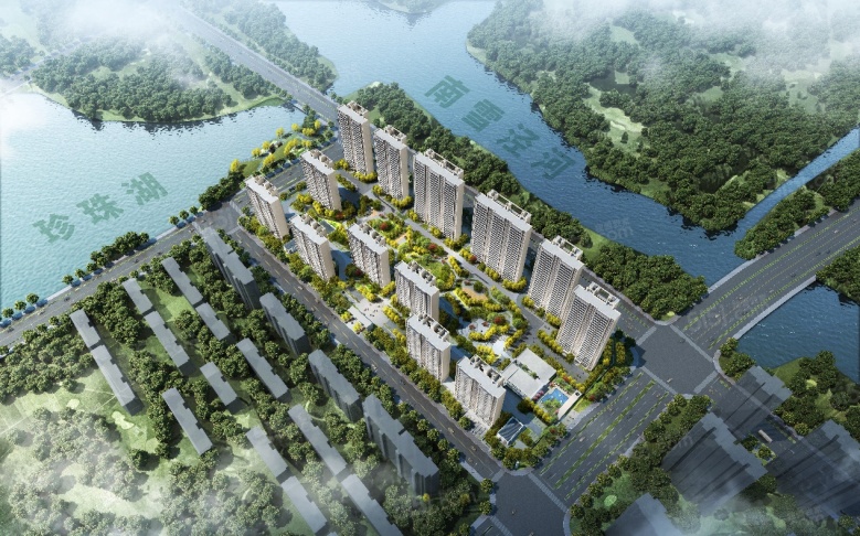 金科湖畔春晓效果图