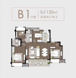 路劲璞玉澜岸4室2厅2卫