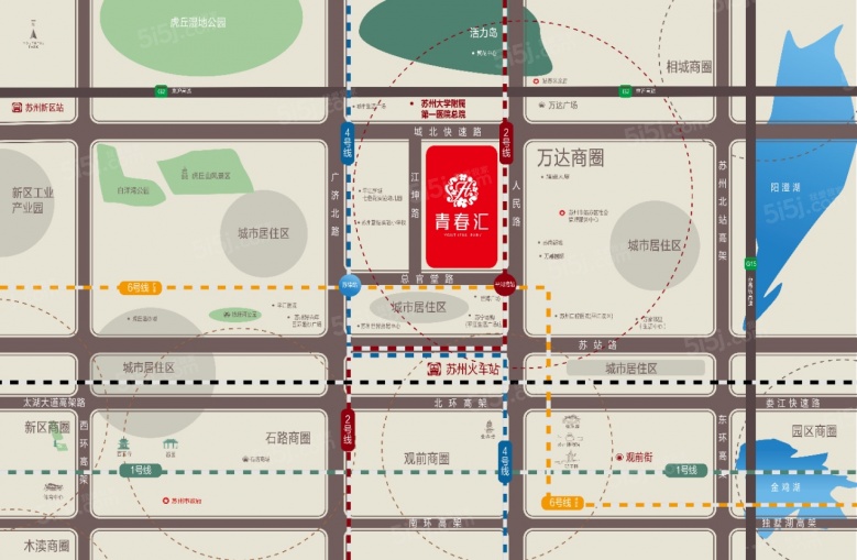 亿博青春汇区位图