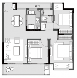 浅悦静庭3室2厅1卫