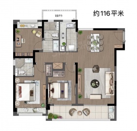 南山保利云熹花园3室2厅2卫