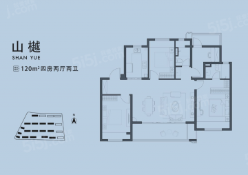 碧桂园云栖隐山4室2厅2卫
