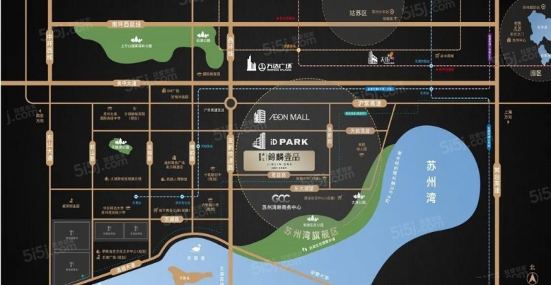 新希望滨江锦麟壹品区位图