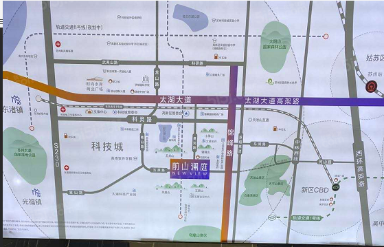 前山澜庭区位图