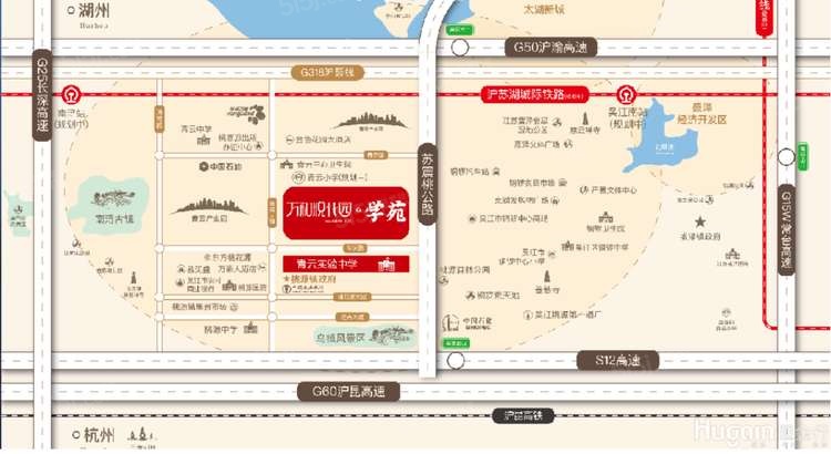 远洋万和悦花园区位图