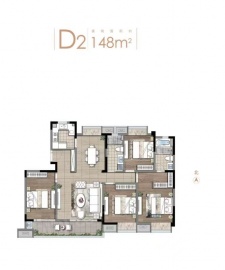 中旅运河名著4室2厅2卫