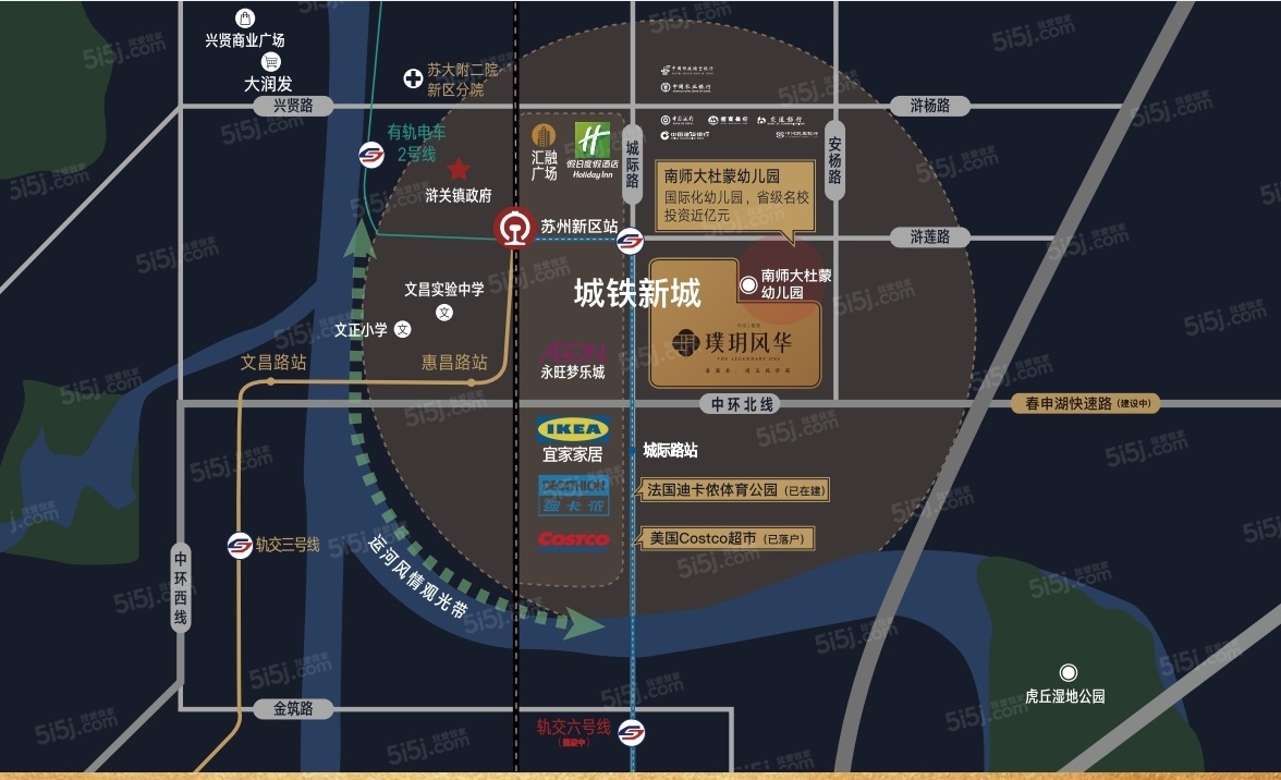 璞玥风华区位图