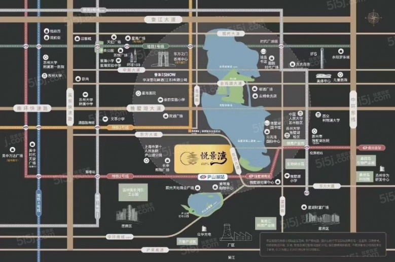 华润置地悦景水湾区位图