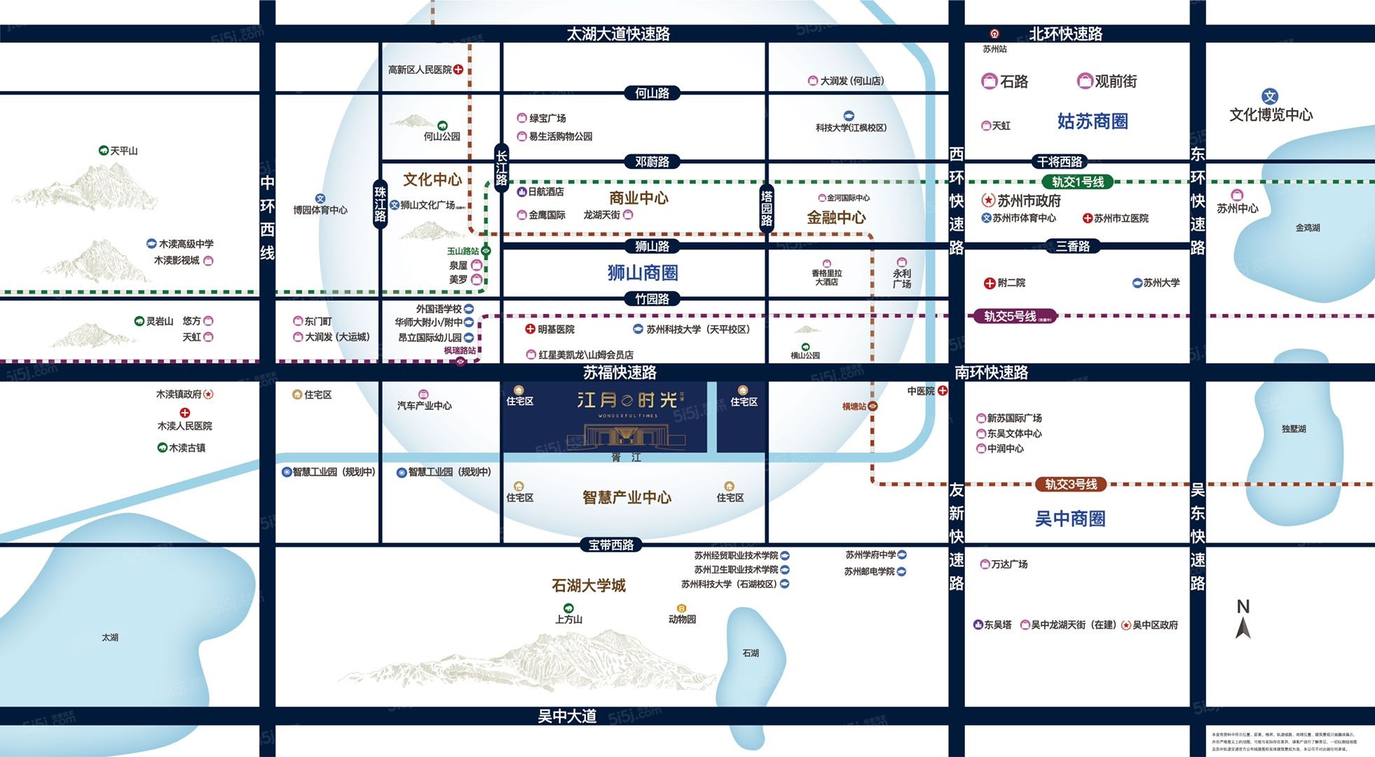 江月时光区位图