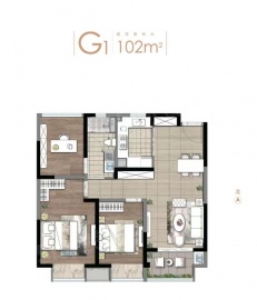 中旅运河名著3室2厅1卫