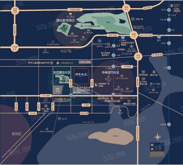 柳岸晓风区位图