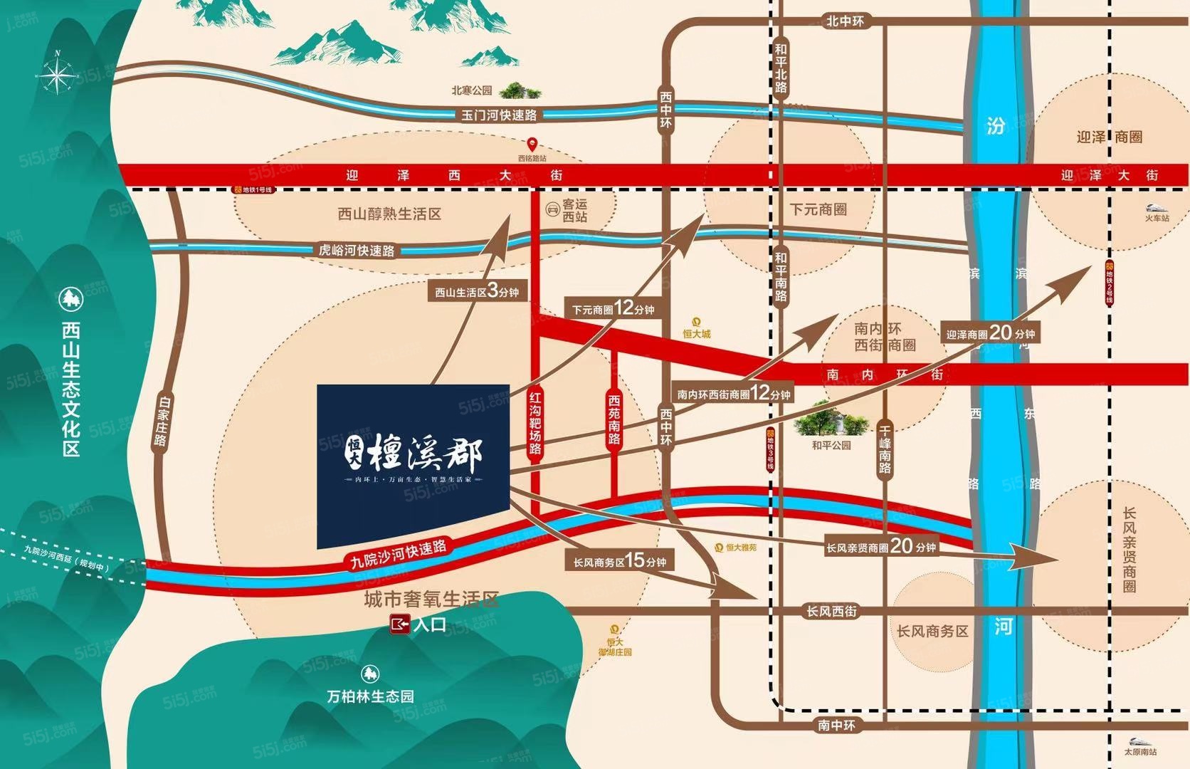 檀溪郡区位图