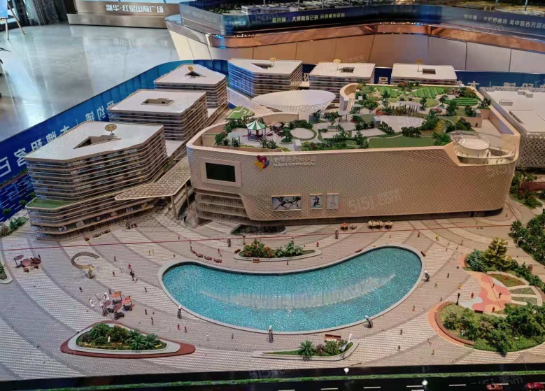 新华红星广场沙盘图