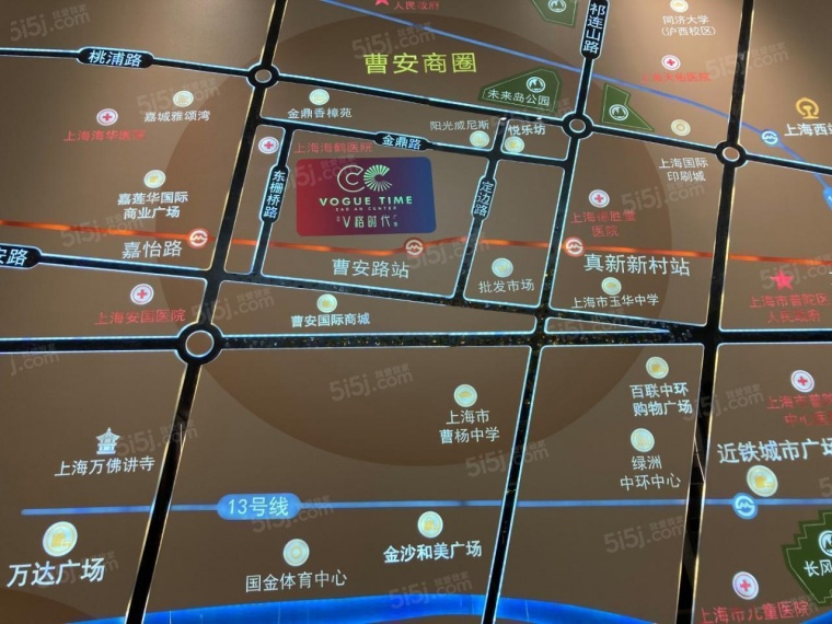 V格时代广场区位图