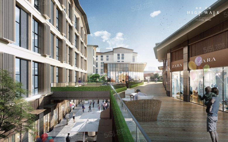 未来城天街效果图