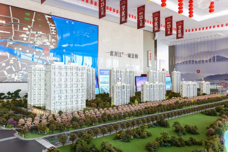 江景壹号沙盘图