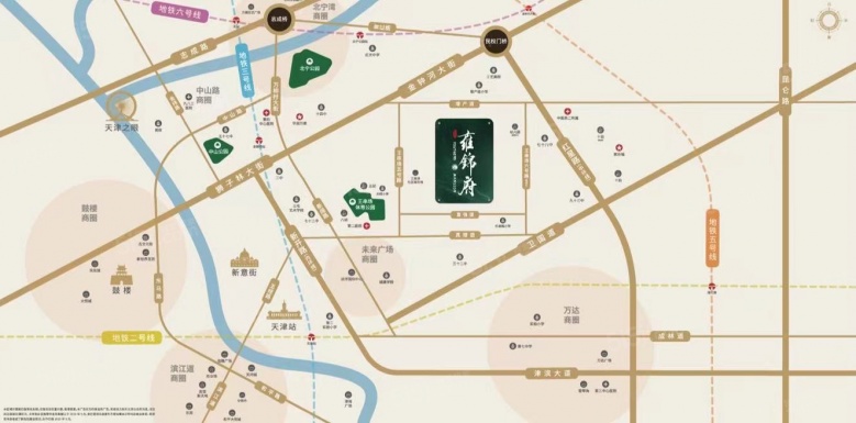 蓝光雍锦府区位图