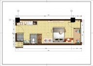 1室1厅1卫户型图