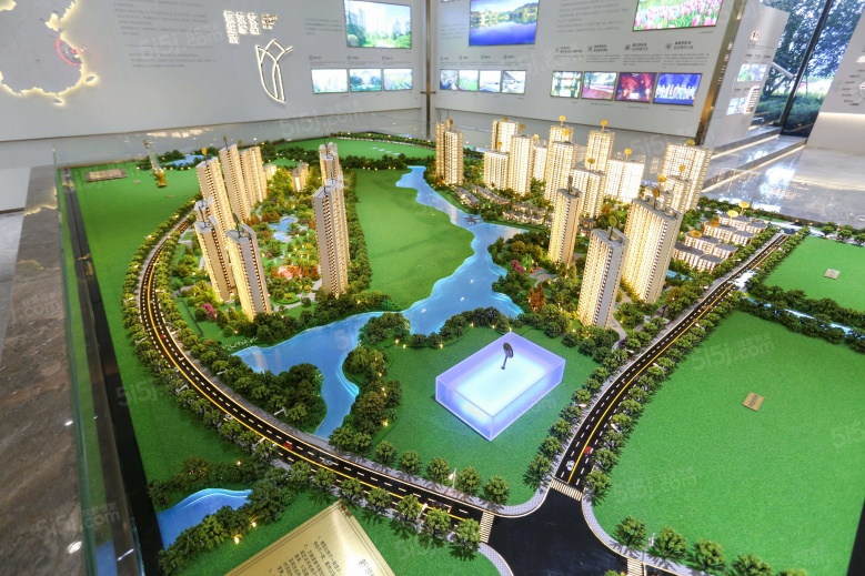 新湖绿城海上明月沙盘图