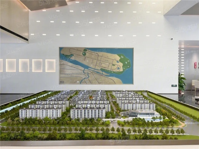 路劲象屿岛上的院子沙盘图