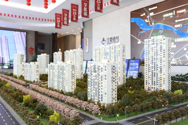 江景壹号沙盘图