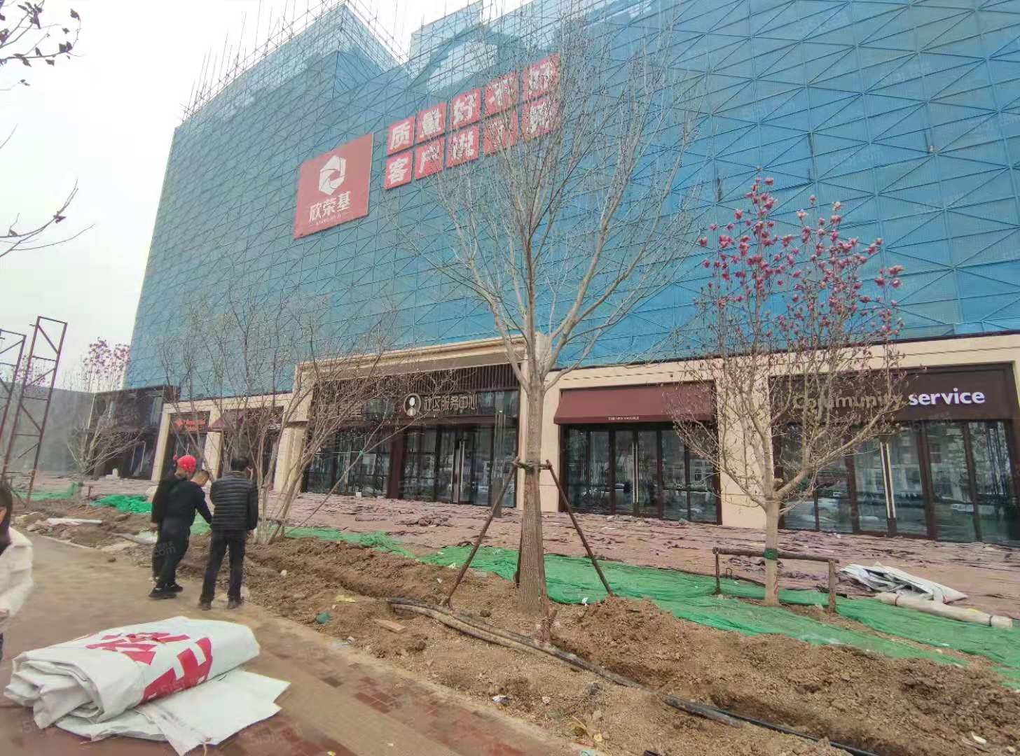 万科翡翠大道实景图