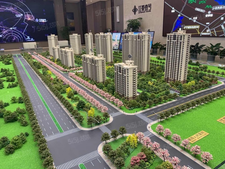 新湖绿城海上明月实景图