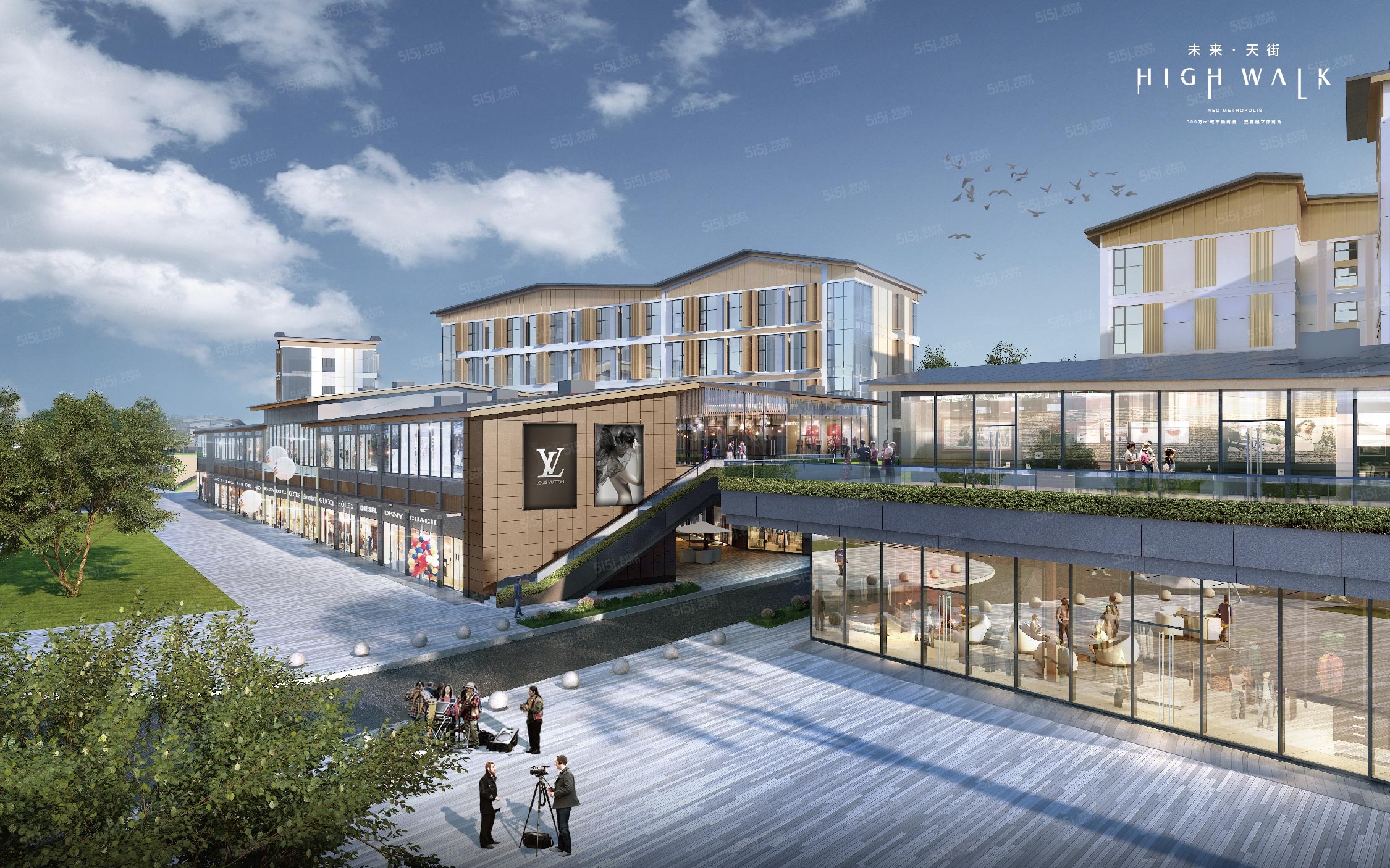 未来城天街效果图