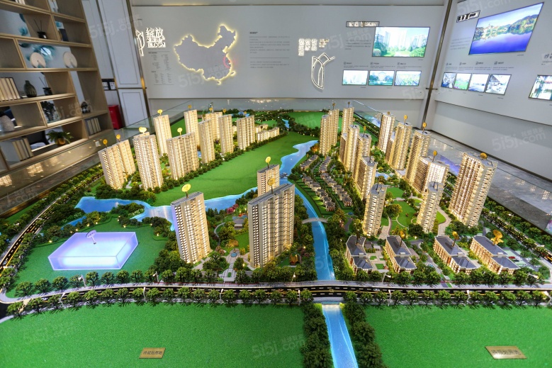 新湖绿城海上明月沙盘图