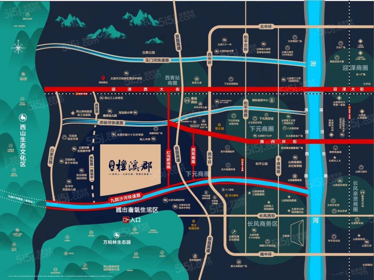 檀溪郡区位图
