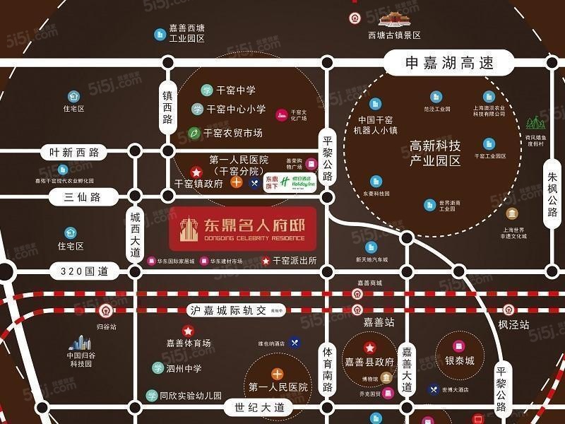 东鼎名人府邸区位图