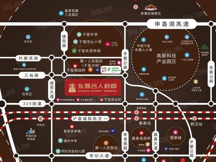 东鼎名人府邸区位图