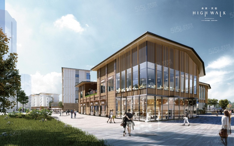 未来城天街效果图