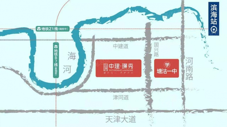中建璟秀区位图