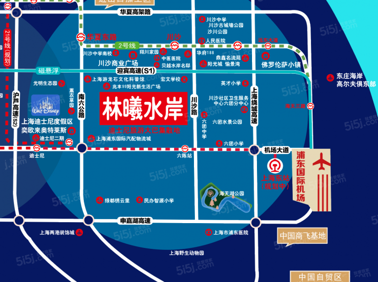 林曦水岸区位图