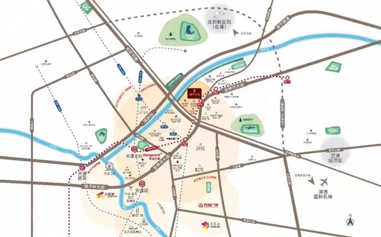 中建锦绣丽城区位图