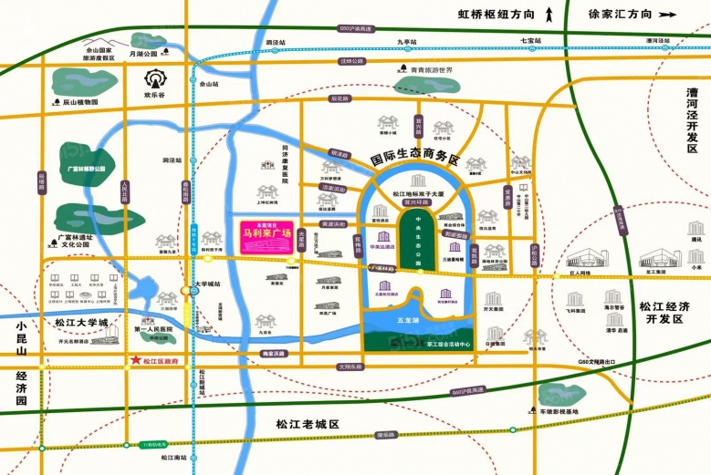 马利来广场区位图