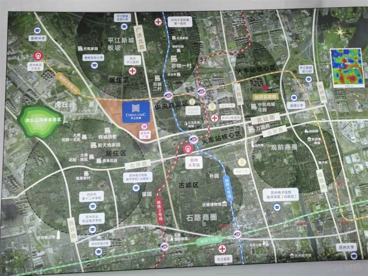 金地平江风华区位图