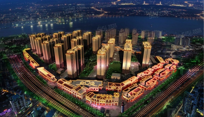 东方渔港商业街效果图