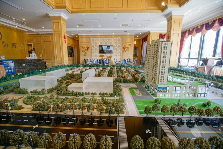 嘉隆国际沙盘图