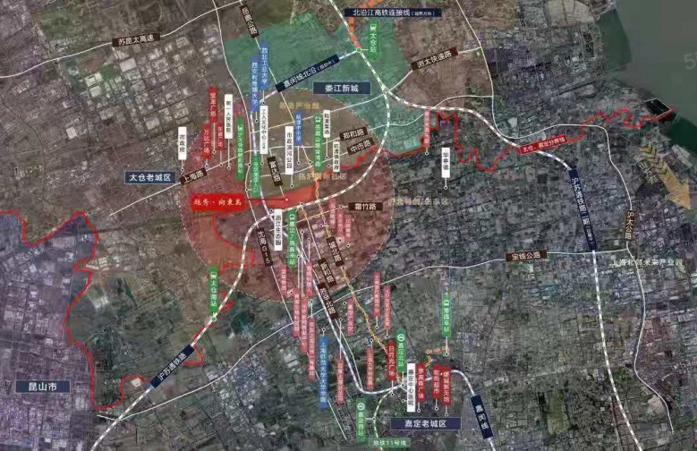 越秀向东岛区位图