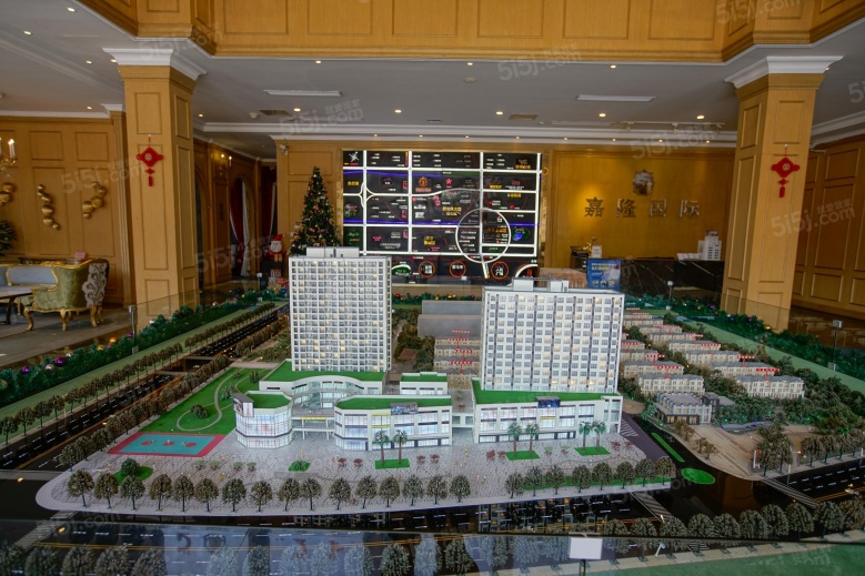嘉隆国际沙盘图