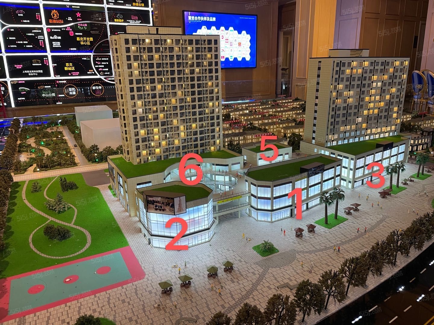 嘉隆国际沙盘图