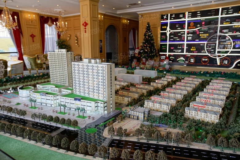 嘉隆国际沙盘图